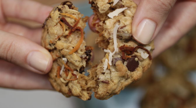 Best Toasted Coconut Oatmeal Chocolate Chip Cookie Recipe