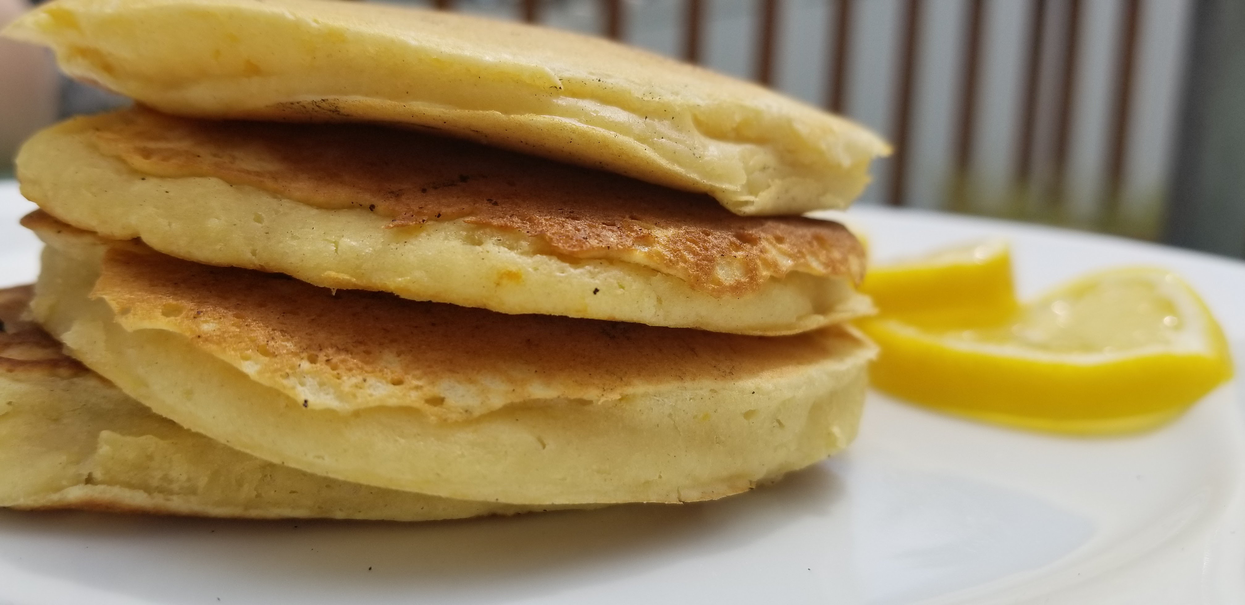Lemon Ricotta Pancakes by Candace Braun Davison/Lifebetweenweekends.com
