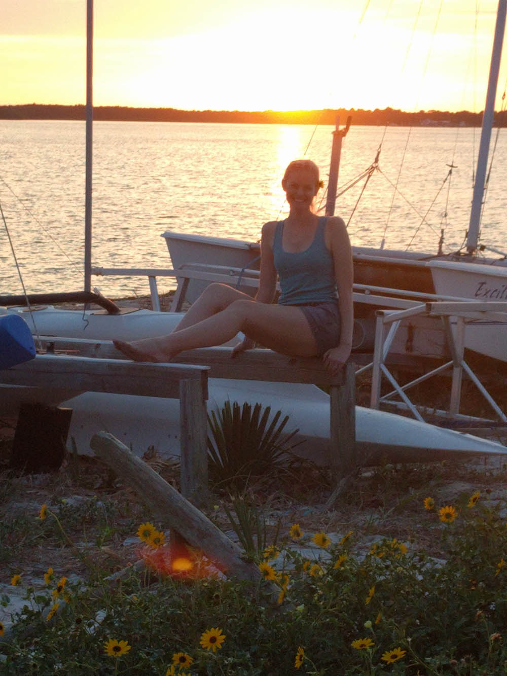 candace at sunset