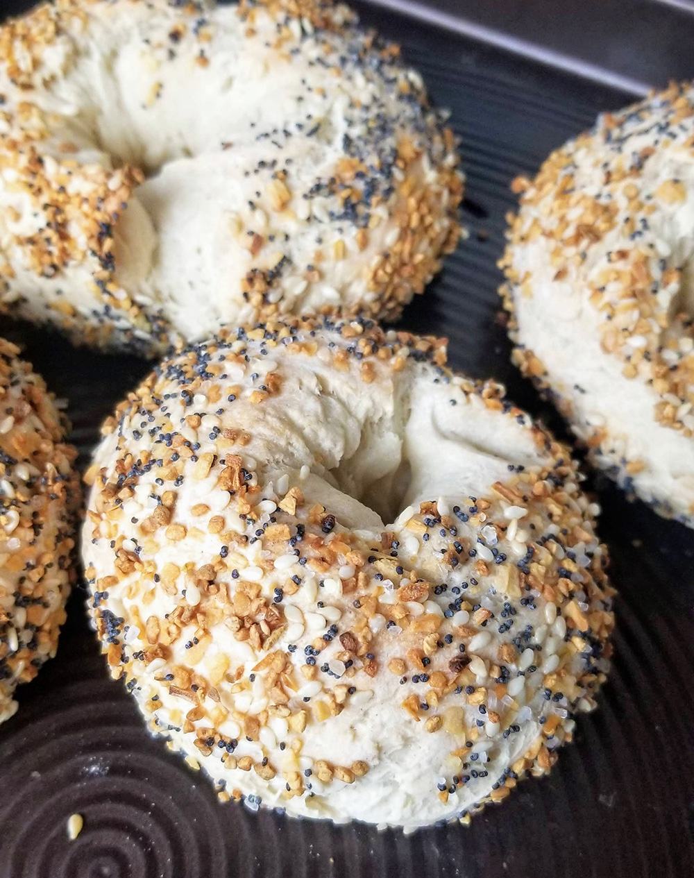 easy greek yogurt everything bagels recipe