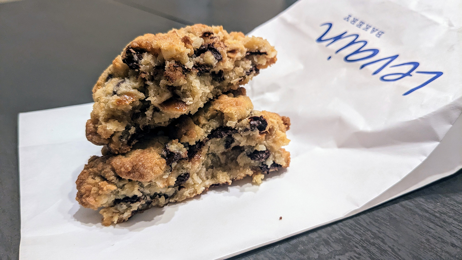 Levain Bakery cookies reviewed: coconut caramel chocolate chip