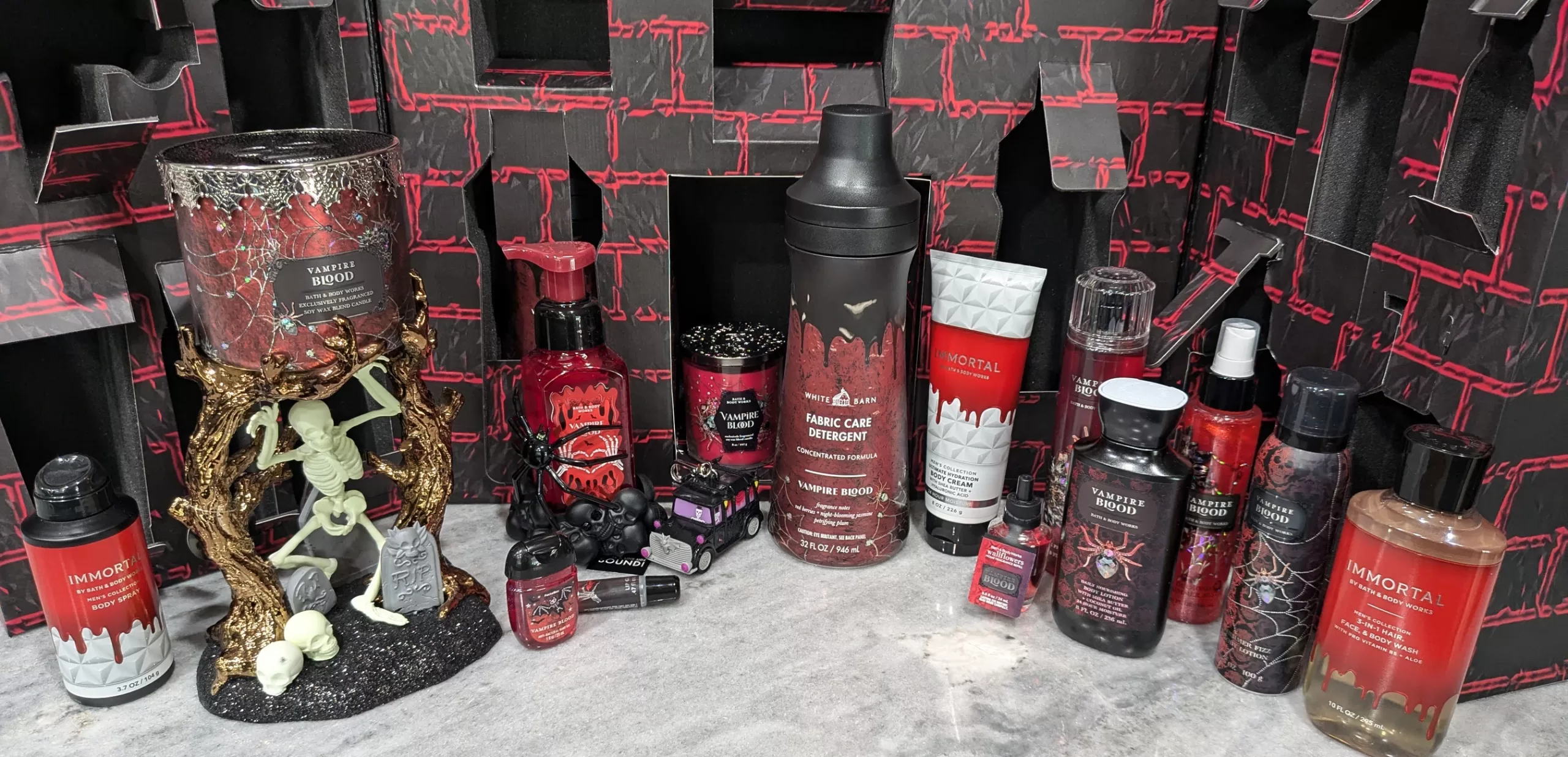 bath and body works's halloween 2024 vampire blood and immortal products, tested and reviewed