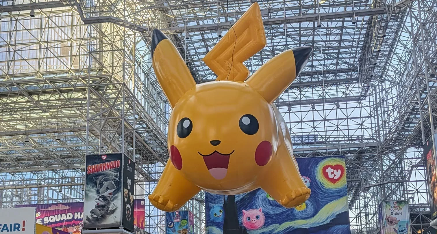 pikachu at the 2025 toy fair