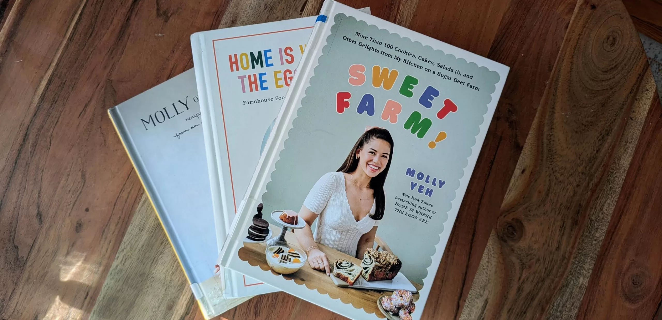 which molly yeh cookbook is best? showing all three cookbooks, compared