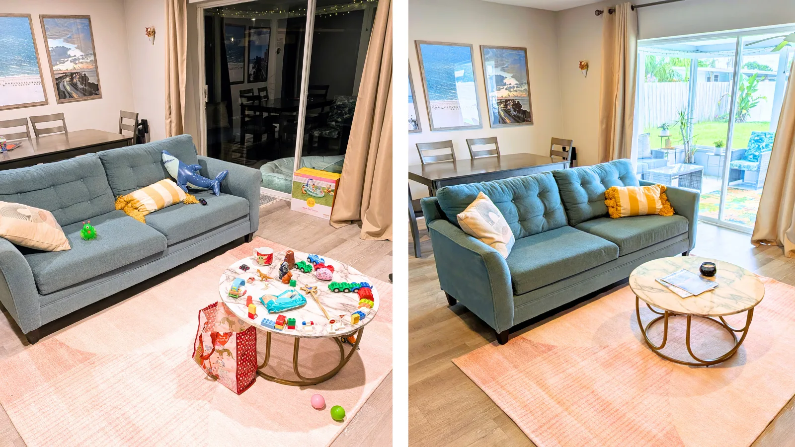 sunday reset before and after