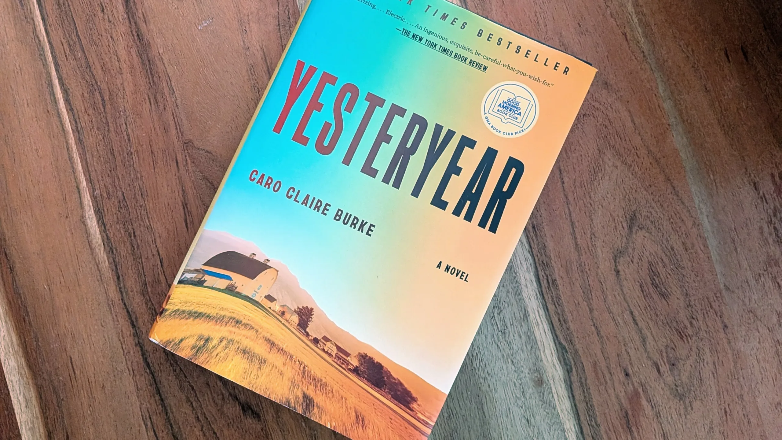 yesteryear book on table